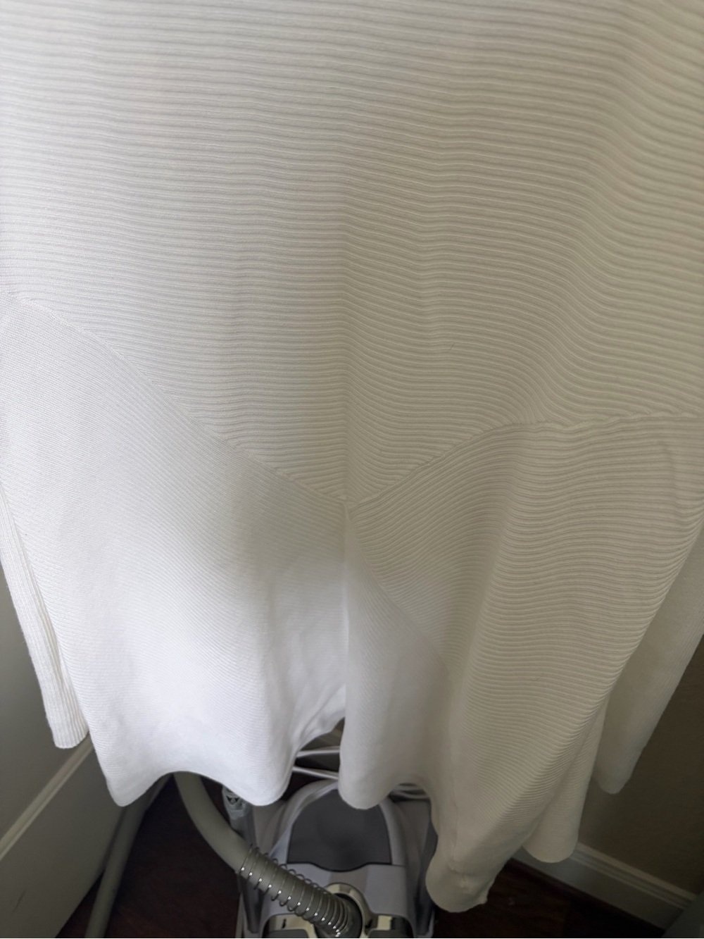 Worthington Cream Open-Front Ribbed Cardigan - Picture 4 of 4